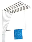 Rainbow Drywell Luxury 8 Pipes 8 Feet Stainless Steel Roof/Ceiling Pulley Operated Individual Drop Down Drying Rack/Cloth Dryer/Clothes Hanger for Balcony/Passage/Bathroom