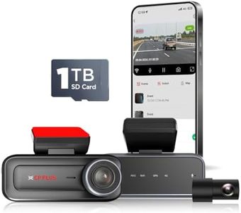CP PLUS 4G Live Dashcam for Car | 2MP FHD Front & Rear Dash Cam | Remote Live View | GPS Tracking & Smart Alerts | WDR Night Vision | G-Sensor | 2Way Talk | App View | Upto 1TB Storage | CP-H27B