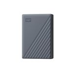 WD 6TB My Passport Works with USB-C, portable external hard drive, USB 3.2 Gen 1, software for device management, backup, password protection, Works with PC, Mac, Chromebook, Gaming Consoles, Grey