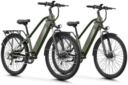 Aipas C1/C2 Electric Bike for Adults, 1100W Peak Motor, 62-Mile Range Ebike