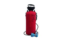 Petacarium Insulated Portable Shower (8 Litre, Red) for Dogs, Camping, Paddleboarding, Muddy Walks