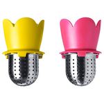 Ikea Tea Infuser Light red/Yellow (Pack of 2)