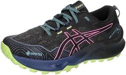 ASICS Trabuco 11 GTX Womens Trail Running Shoes Black/Hot Pink 6 (39.5)