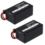 subtel 2x Battery Replacement for Parrot AR.Drone 1.0 / AR.Drone 2.0 Elite & Power Edition 1500mAh Remote Control Transmitter RC