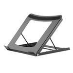 Adjustable laptop and tablet stand