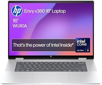 HP Envy x360 16" 2in1 Laptop | Intel Core Ultra 5-125U Processor | Built-in AI | 8 GB RAM | 512 GB SSD | Intel Arc Graphics | WUXGA Touchscreen | Up to 19.25hrs battery | Win 11 | Silver | 16-ac0000sa