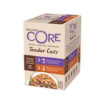 Wellness CORE Tender Cuts, Wet Cat Food, Cat Food Wet with Tender Pieces in Sauce, Grain Free, High Meat Content, Turkey Selection Mix, 6 x 85 g