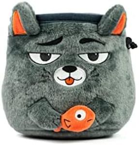 YY Vertical Chalkbag for Rock Climbing Cat, Perfect for Both Adults and Kids, Suitable for Rock Climbing, Bouldering, Gym