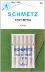 Schmetz Topstitch Machine Needle-Size 90/14 5/Pkg