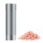 Luvan Salt Grinder, Professional Grade Salt Mill with Unique Burr Grinder, 12 Adjustable Coarseness Settings, Lightning-fast grinding speed, Heavy Duty Aluminum Manual Salt and Pepper Grinder