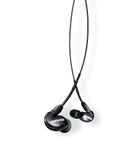 Shure AONIC 215 Wired in Ear Earphones with Mic (Black)