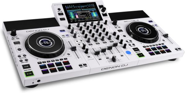 Denon DJ SC LIVE 4 White DJ Controller – 4-Deck Performance
