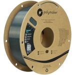 Polymaker Silk PLA Filament 1.75mm, Gunmetal Grey PLA 3D Printer Filament Silk 1kg - PolyLite 1.75mm PLA Filament Silk Gunmetal Grey Filament 1.75mm Shiny PLA 3D Filaments