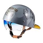 Baseball Cap Motorcycle Half Helmet