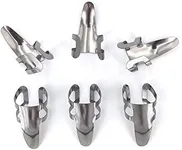 Alice Stainless Steel, Open Design, Metal Finger Picks for Guitar, Banjo, Dobro, etc.