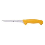 ZWILLING Twin Master 6" Boning Knife Flexible | 57 Rockwell Hardness | Ergonomic Non-Slip Synthetic Resin Yellow Handles with Enclosed Tang | Made in Spain