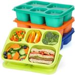 Caperci 4 Pack Bento Snack Box Cont