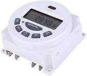 Digital Time Switch, Mini L701 LCD Digital Programmable Control Power Timer Relay Switch for Lights and Electric Boxes (24V)