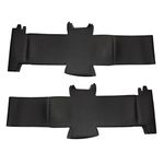 MEWANT Hand Sewing Steering Wheel Cover for Toyota RAV4 / Yaris (Vitz) / Urban Cruiser/Passo Sette/Vanguard/Ist for Scion xB/xD Made of Black Artificial Leather