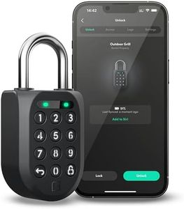igloohome - Smart Combination Padlock with Code, Heavy Duty Padlock, Digital Lock for Outdoors, Weatherproof, Tamper-Proof, Safe with High Security, Bluetooth Equipped, Works Offline (Padlock 2)