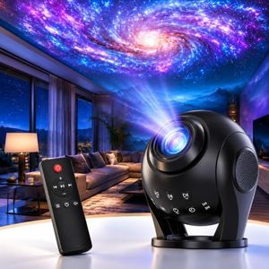 3D Galaxy Projector, 100 Dynamic Video Scenes, HD Star Projector