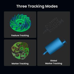Revopoint MetroX 3D Scanner – 0.01mm Precision, Blue Laser, 4 Modes