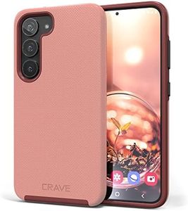 Crave Dual Guard for Samsung Galaxy S23 Case, Shockproof Protection Dual Layer Case for Samsung Galaxy S23 - Blush