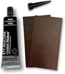 YAMAKATO Gasket Material Cork Rubber and RTV Gasket Maker Silicone Sealant (3 oz) Kit