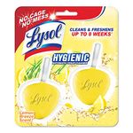 Lysol Automatic In-The-Bowl Toilet Cleaner, Cleans and Freshens Toilet Bowl, Lemon Breeze Scent, 2ct