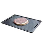 Quick Defrost Trays - Quickly Defrost Frozen Foods Meats Quick Defrost Plates Defrost Trays No Microwave or Hot Water Required Kitchen Tools Kitchen Supplies