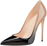 COLETER Pointy Toe Pumps for Women,