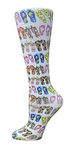 Cutieful Knit Therapeutic 10-18 mmHg Graduated Compression Socks (Flip Flops)