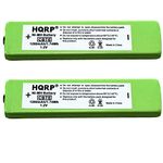 HQRP 2-Pack Battery compatible with Sony NC-5WM, NC-6WM, WM-701C, 1-528-231-11, WM-RX707, WM-F100, WM-FX675