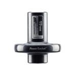 Ingersoll Rand S64M19L-PS1 19mm PowerSocket for 1/2" Impact Tools, Power Socket with 50% More Torque to Loosen Fasteners, Bolts, Lug Nuts, Available in Metric and SAE Sizes, Black