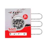 E & S 3 Pack Chain Saw Chain 20 Inch .050" Gauge 0.325" Pitch 80 Drive Links, for Husqvarna 581643680 Chain, Semi Chisel 20 Inch Chainsaw Chain for Husqvarna Stihl Craftsman Jonsered Chainsaw Etc.