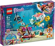 LEGO 41378 Friends Dolphins Rescue Mission Boat Playset with Submarine, Shipwreck and Dolphin Figures