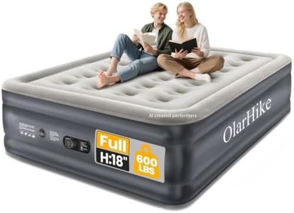 OlarHike Air Mattress Full with Built in Pump, 18" H Inflatable Bed, 600lb