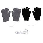 Toddmomy 2 Pairs Usb Glove Warmest 