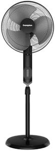 Crompton HISPEED Torpedo EX 400 mm Pedestal Fan | 2100 RPM | Easy Neck Tilt Mechanism | Superior Air Delivery | Smooth Oscillation | 2 Year Warranty | Black Grey