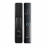 Ozone Smart Wi-Fi Lock for Wooden & Metal Doors, 4-Way Access, OzoLife App, Fingerprint, Password, RFID Card, 35-80 mm Door Thickness, Free Installation, 2 Years Warranty (Black)