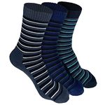 HEELIUM Bamboo Crew Socks for Men | Formal & Office Socks | Odour Free & Cushioned Base | 3X Softer than Regular Socks