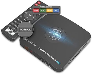 ClonerAlliance Box Pro, 1080p@60fps Video Recorder, DVR with HDMI Capture, Playback on TV. RCA/YPbPr/VGA to Digital Converter. Schedule Recording. No PC Required.