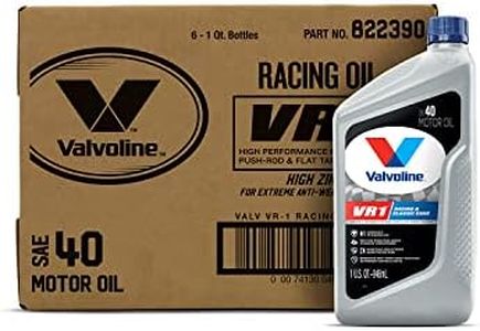 Valvoline VR1 Racing SAE 40 Motor Oil 1 QT, Case of 6