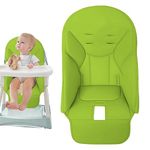 Baby High Chair Cover, Baby High Chair Cushion Cover, Breathable High Chair Pad, Comfortable Baby Dining Chair Seat Cushion for Peg Perego, Baoneo, Kosmic Jan (green)