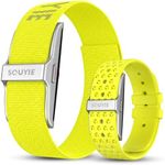SOUYIE Screenless Smart Bracelet for Women Men, 24/7 Health Fitness Tracker | Sleep Tracker, 24/7 Heart Rate/Blood Pressure/SpO2/HRV/Stress Monitor, 170+ Sports Modes, IP68 Pedometer, Free APP, 2 Bands