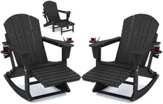 KINGYES Adirondack Rocking Chair Se