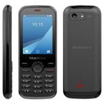 Mobiwire Aponi 3G / FM/Bluetooth Mobile Phone with Camera (Unlocked) - Black. with FREE (Fast Link) Mobile Sock Pouch.