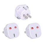 【3 Packs】UK to USA Travel Adapter suitable for US, Australia, Canada, Mexico,Thailand, Philippines, China, Japan, Vietnam -See Description