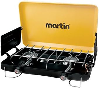 MARTIN 2 Burner Propane Stove Grill Gas 20 000 Btu Outdoor Trip Accessory Portable Advanced Features Propane Burner Csa Certified and Steady Performance