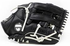 BARNETT GL-120 REG competition leather baseball glove, outfield size 12, black (Right Hand Throw)